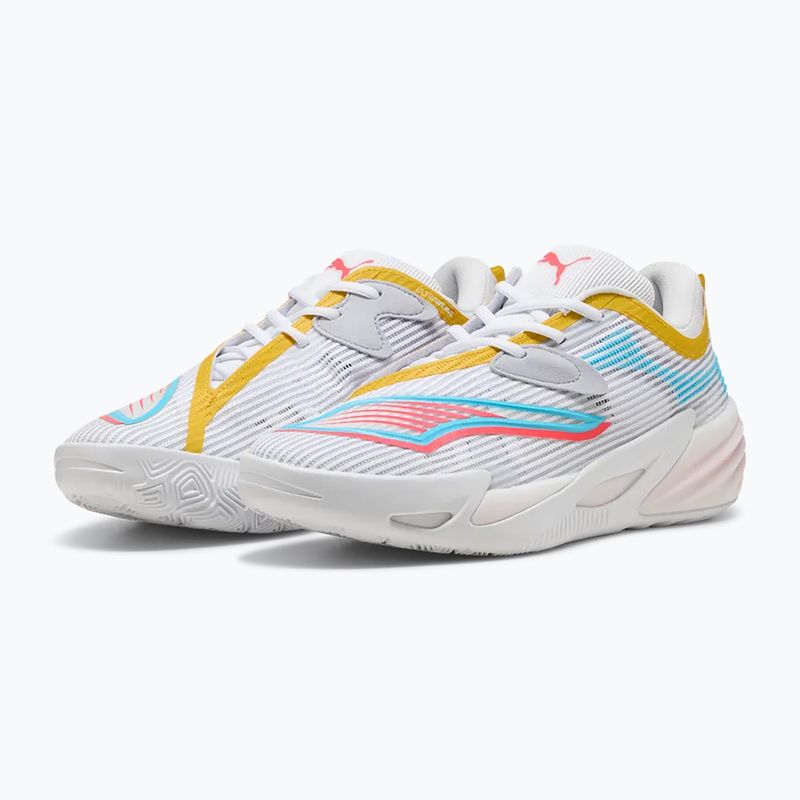 Kosárlabda cipő PUMA All-Pro NITRO 2 puma white/sunblaze 3