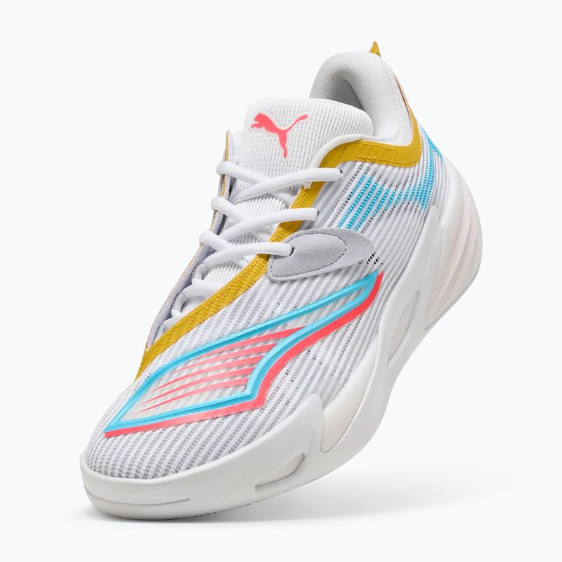 Kosárlabda cipő PUMA All-Pro NITRO 2 puma white/sunblaze 5