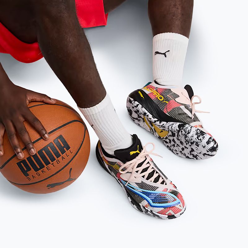 Kosárlabda cipő PUMA All-Pro NITRO 2 puma black/jasmine flower 7