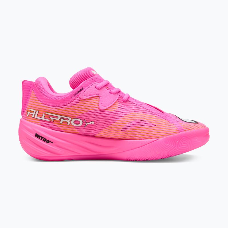 Kosárlabda cipő PUMA All-Pro NITRO 2 Showtime poison pink/bright aqua/lime squeeze 2
