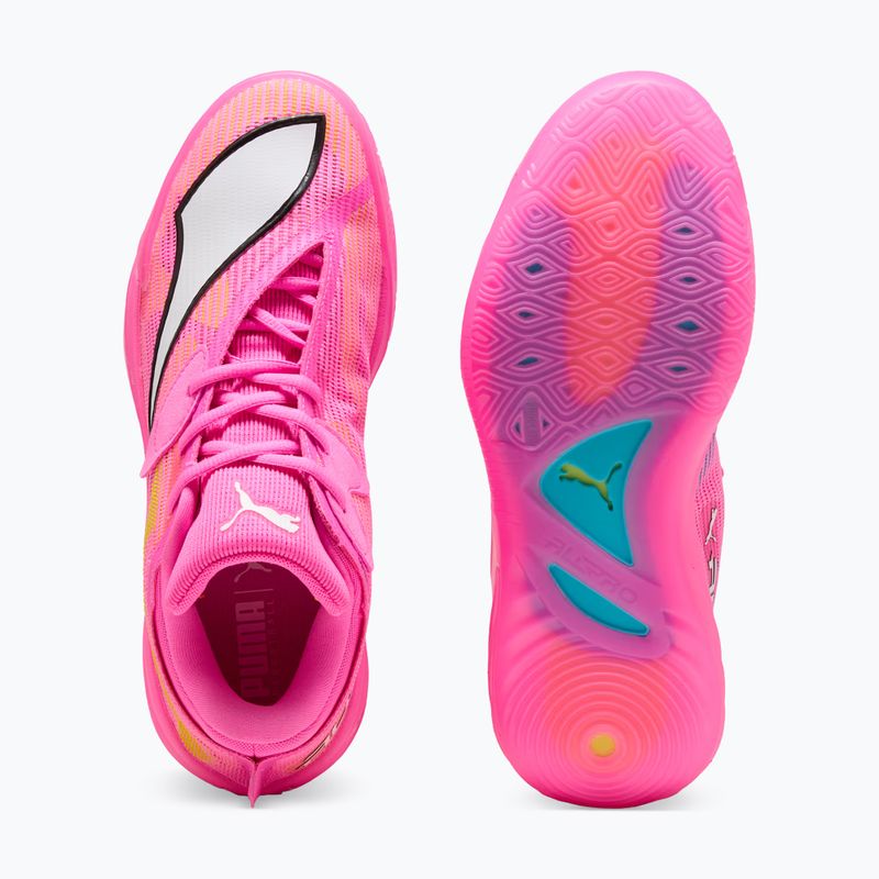 Kosárlabda cipő PUMA All-Pro NITRO 2 Showtime poison pink/bright aqua/lime squeeze 3