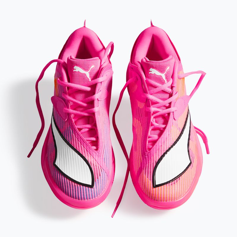 Kosárlabda cipő PUMA All-Pro NITRO 2 Showtime poison pink/bright aqua/lime squeeze 4