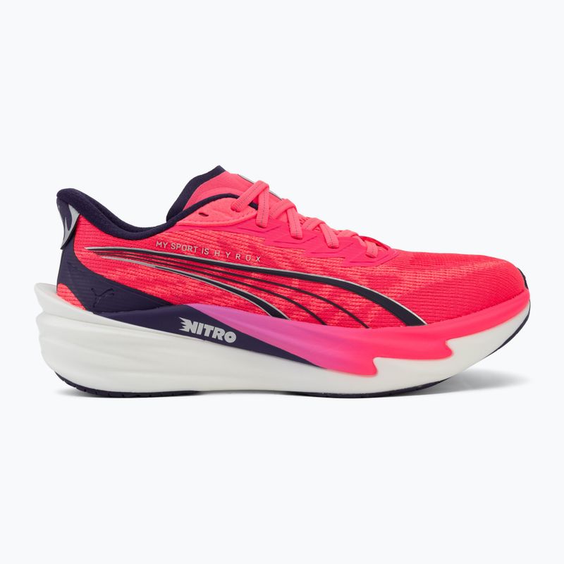 Női futócipő PUMA x HYROX Deviate Nitro 4 rózsaszín 2