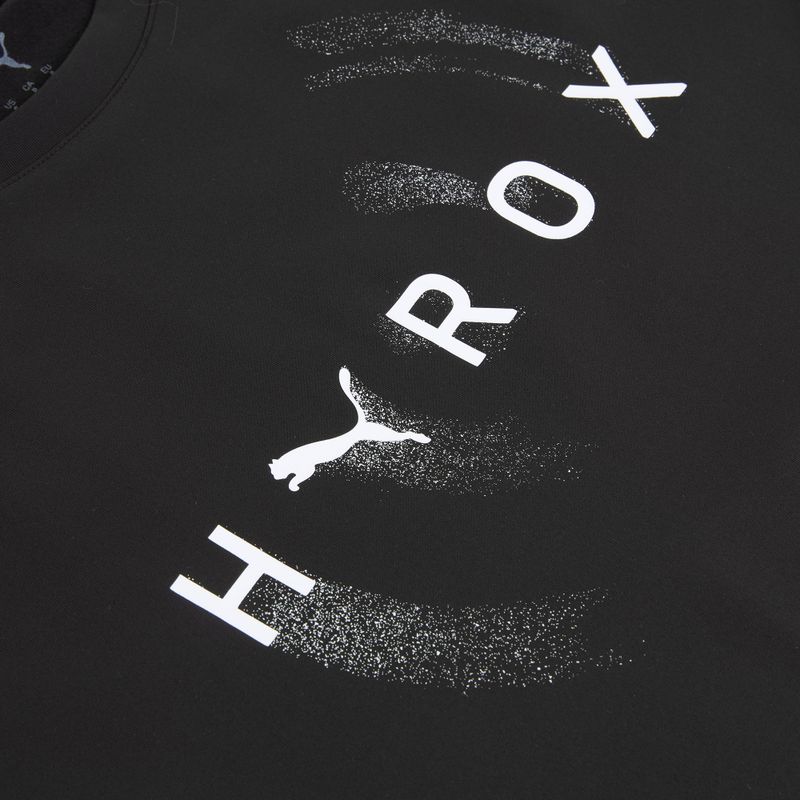 Férfi edzőpóló PUMA Hyrox Cloudspun Thermoadapt Tee fekete 3