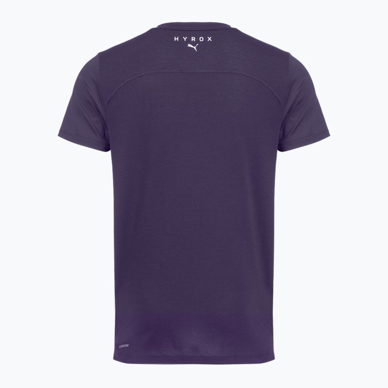 Férfi edzőpóló PUMA x HYROX Cloudspun Thermoadapt Tee lila 2