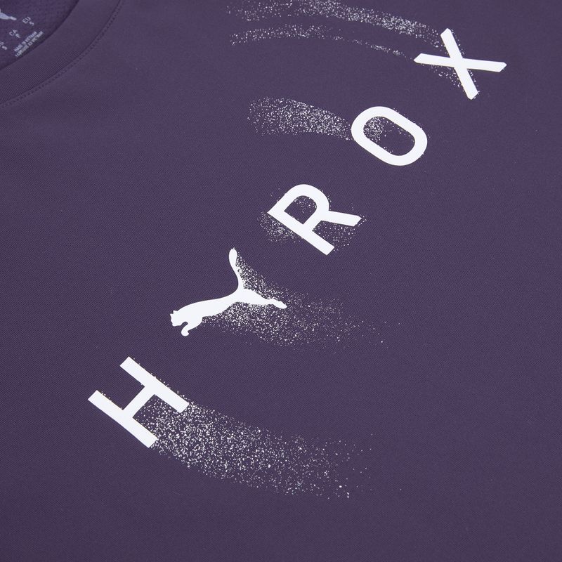 Férfi edzőpóló PUMA x HYROX Cloudspun Thermoadapt Tee lila 3