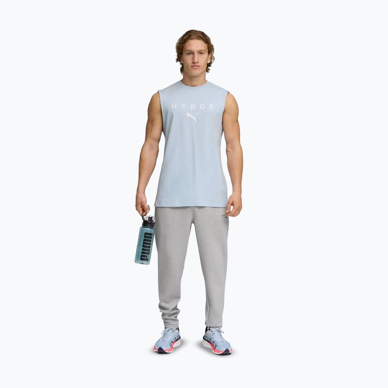 Férfi edzőpóló PUMA x HYROX Cutoff Tank szürke 2