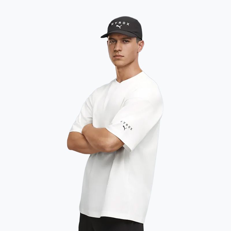 Férfi edzőpóló PUMA Hyrox City Lifestyle Tee fehér 3