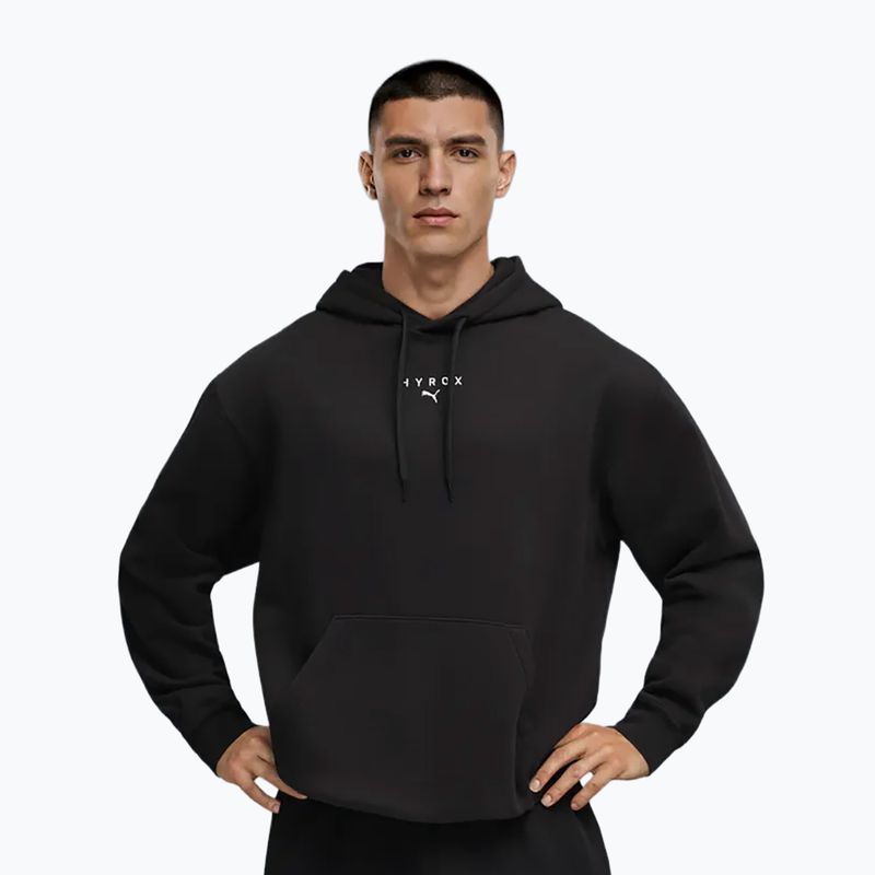 Férfi edzőpulóver PUMA x HYROX Heavyweight Hoodie fekete