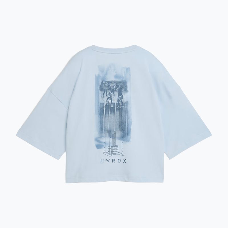 Női edzőpóló PUMA x HYROX Cropped Lifestyle Tee szürke 5