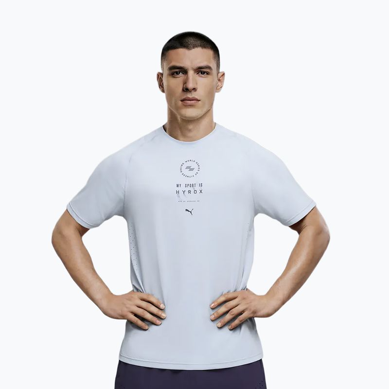 Férfi edzőpóló PUMA Hyrox Dryelite Training Tee szürke
