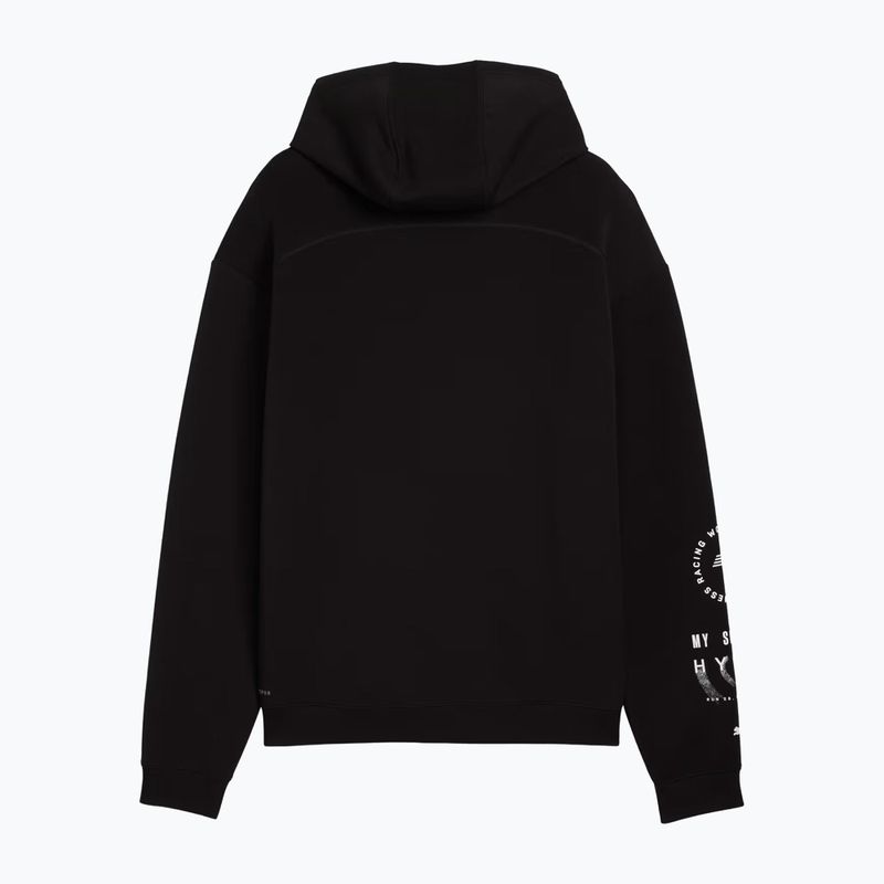 Férfi edzőpulóver PUMA x HYROX Cloudspun kapucnis fekete 7