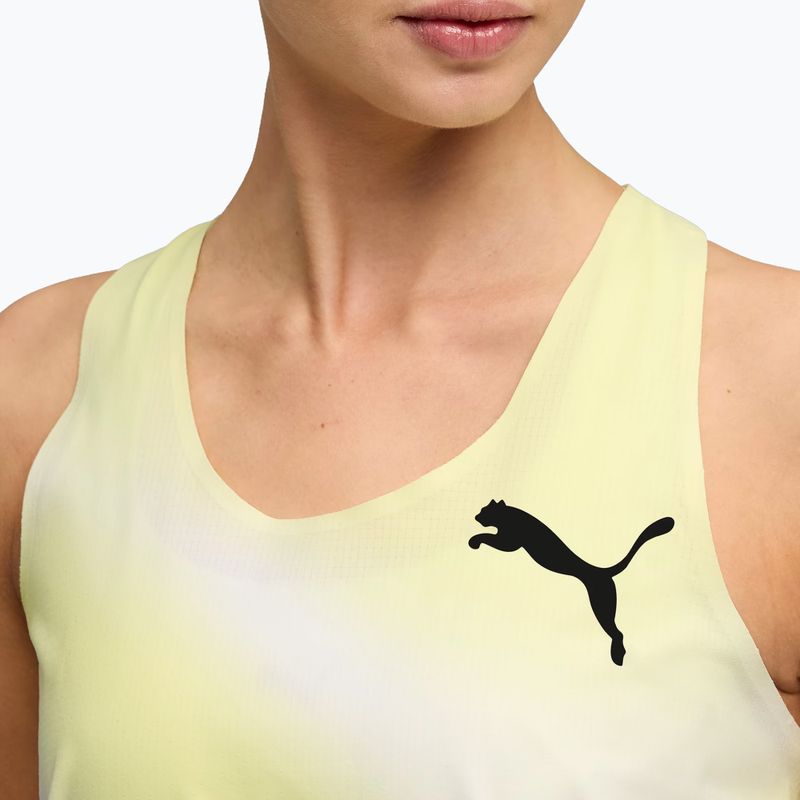 Női futó póló PUMA Lightspeed Ultraweave Graphic Singlet silver mist 4