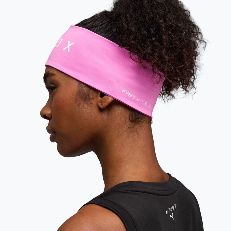 PUMA x HYROX fejkendő rózsaszín 3