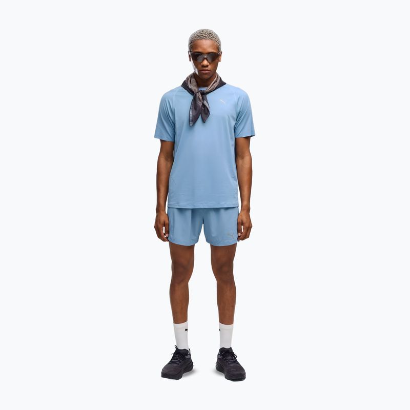 Férfi futó póló PUMA Run Cloudspun Tee zen blue 2