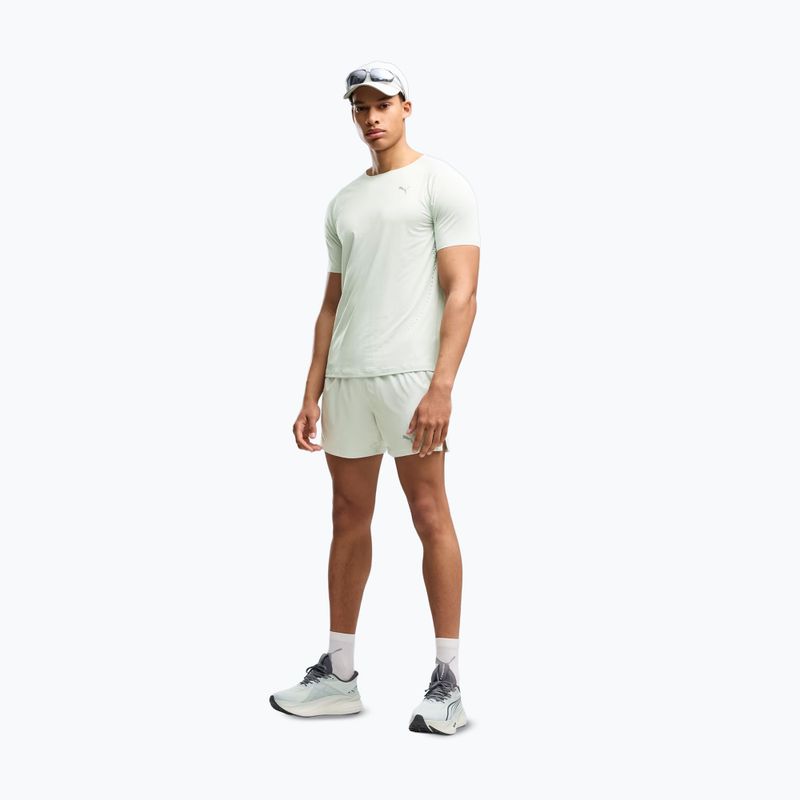Férfi futó póló PUMA Run Cloudspun Tee creme de mint 2