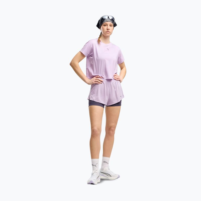 Női futó póló PUMA Run Brightstride Cloudspun light lavender 2