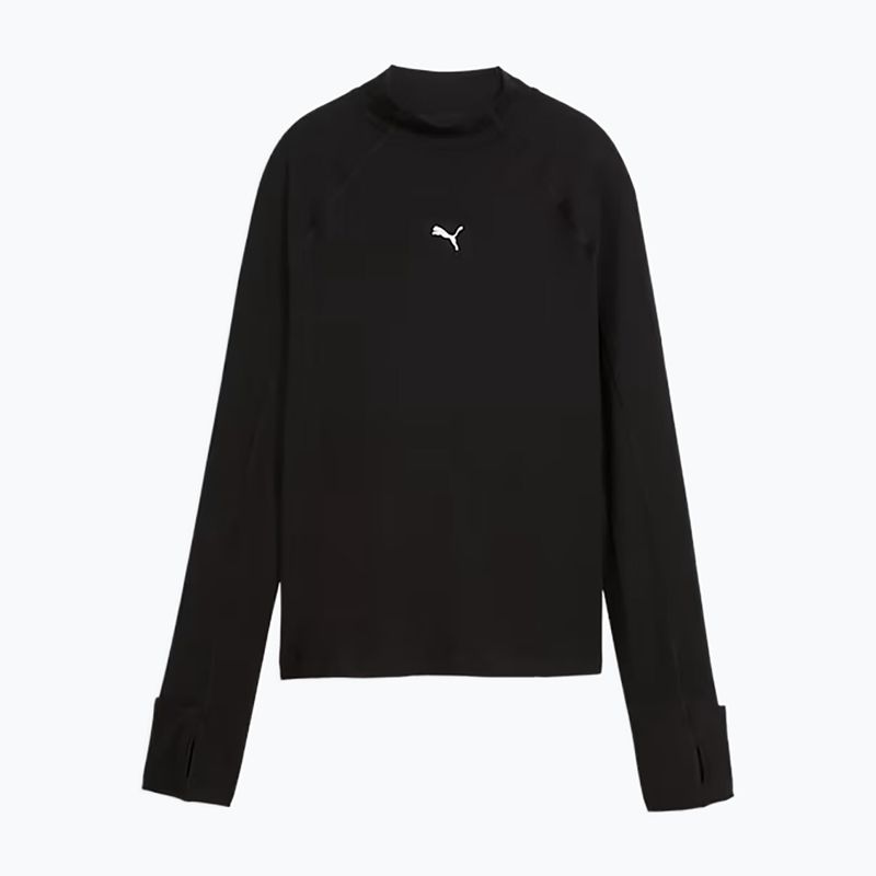 Női hosszú ujjú póló futáshoz PUMA Run Brightstride Cloudspun puma Black 4