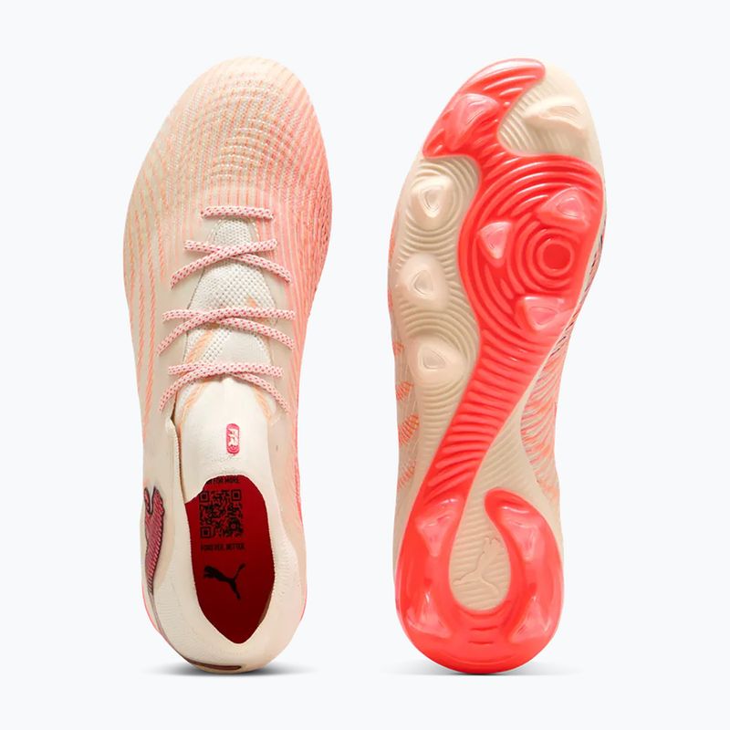 Focicipők PUMA Future 9 Fusin FG/AG sugared almond/puma white/ultra red/puma black 3