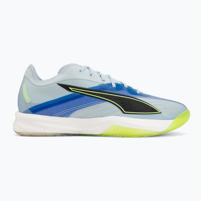 Kézilabda cipő PUMA Accelerate Nitro SQD 5 aqua glow/puma black/green glare/royal sapphire 2