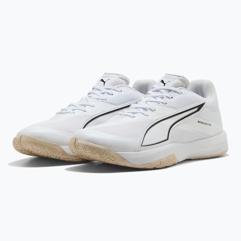 Férfi kézilabda cipő PUMA Accelerate Pro 5 white 3