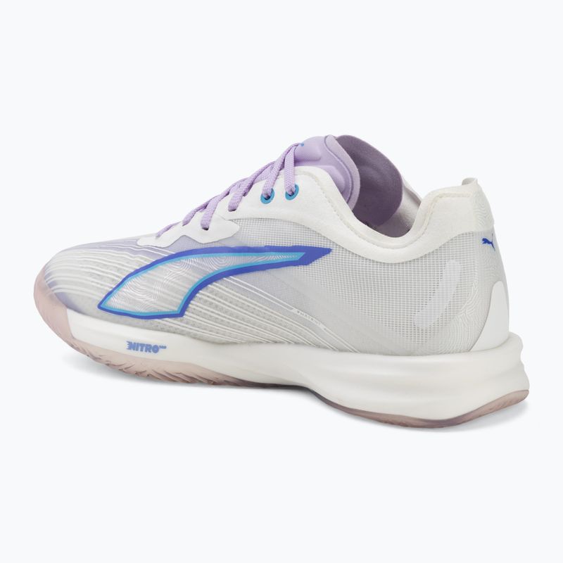 Kézilabda cipő PUMA Accelerate Nitro SQD 5 puma white/royal sapphire/light lavender 3