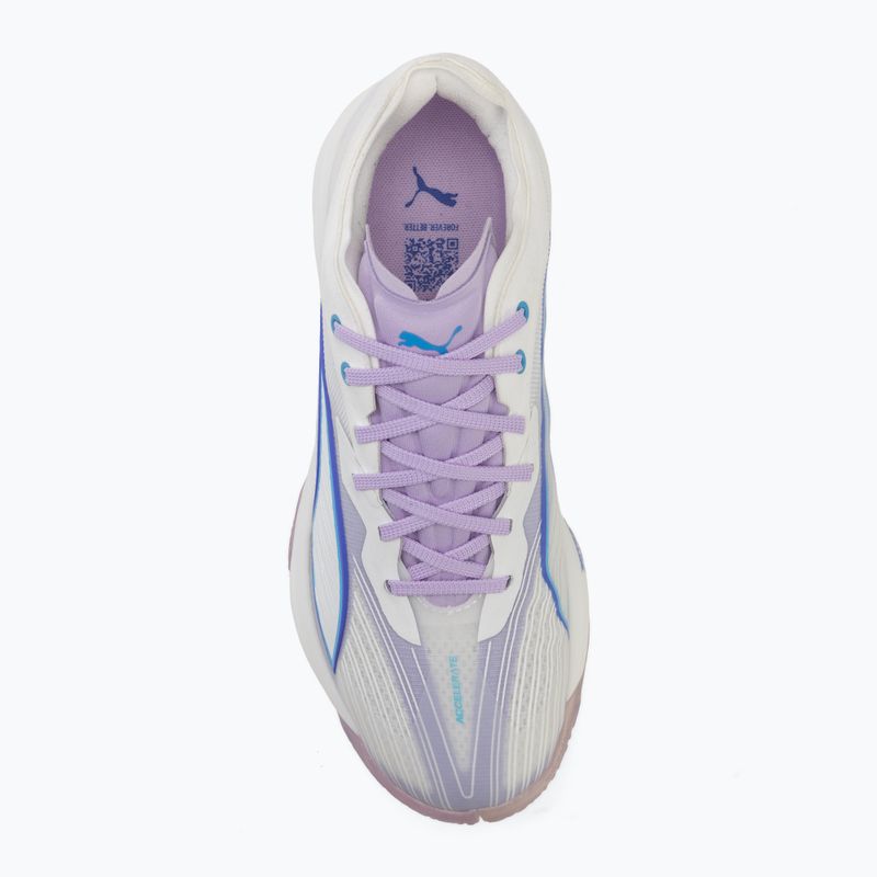 Kézilabda cipő PUMA Accelerate Nitro SQD 5 puma white/royal sapphire/light lavender 5