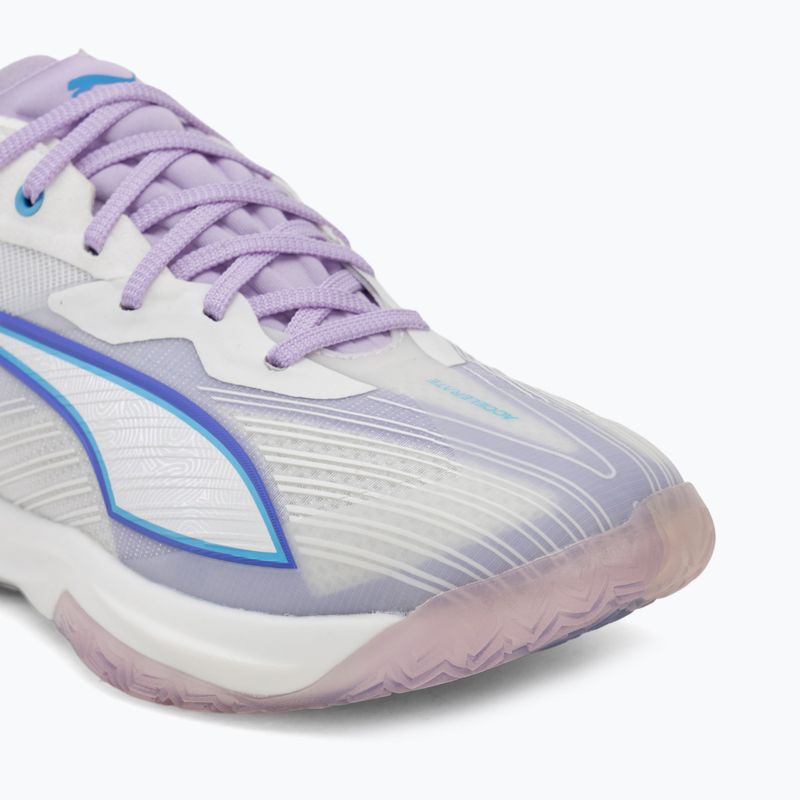 Kézilabda cipő PUMA Accelerate Nitro SQD 5 puma white/royal sapphire/light lavender 7