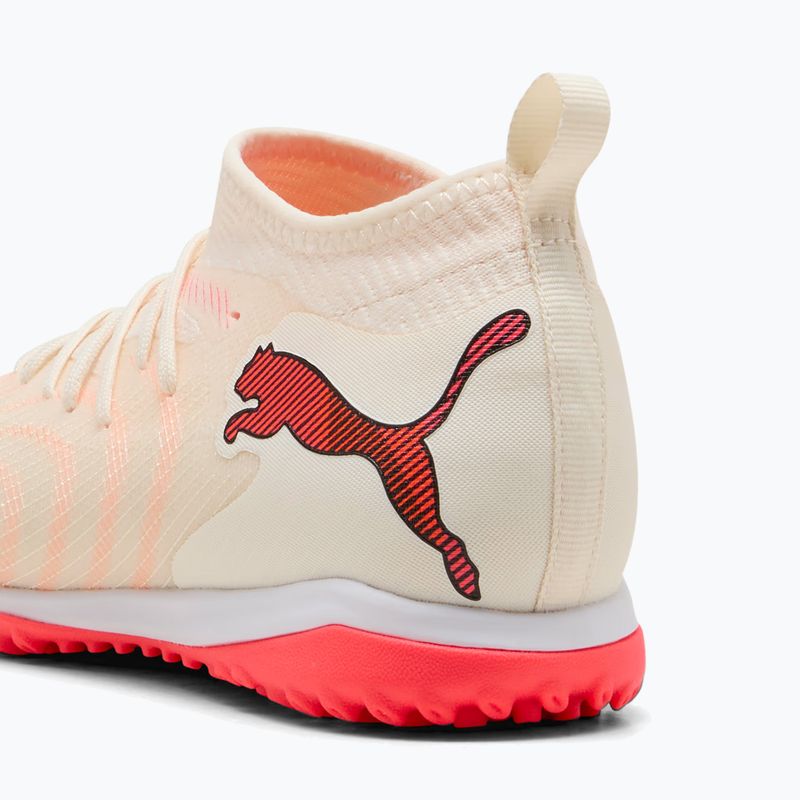 Gyermek focicipők PUMA Future 9 Match TT+ Mid Jr sugared almond/puma white/ultra red/puma black 6