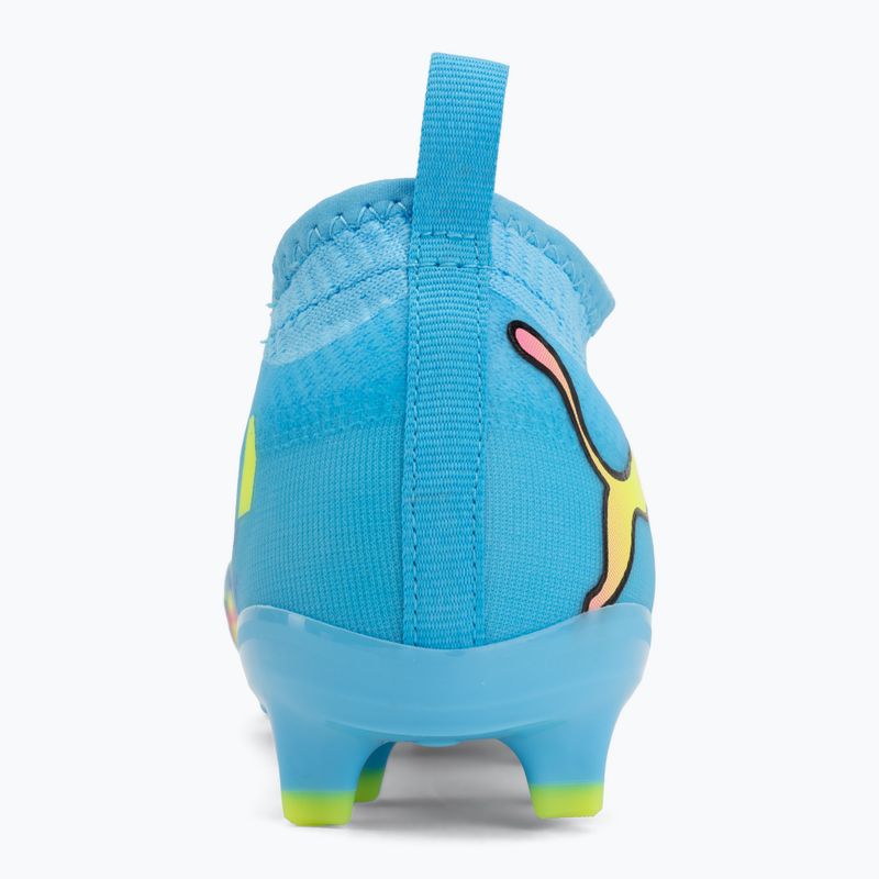 Gyermek focicipők PUMA Future 9 Match Advanced Level FG/AG Jr puma white/blue glimmer/pink glimmer/yellow alert 6