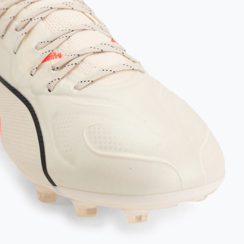 Focicipők PUMA King 20 Ultimate FG/AG sugared almond/puma black/ultra red 7