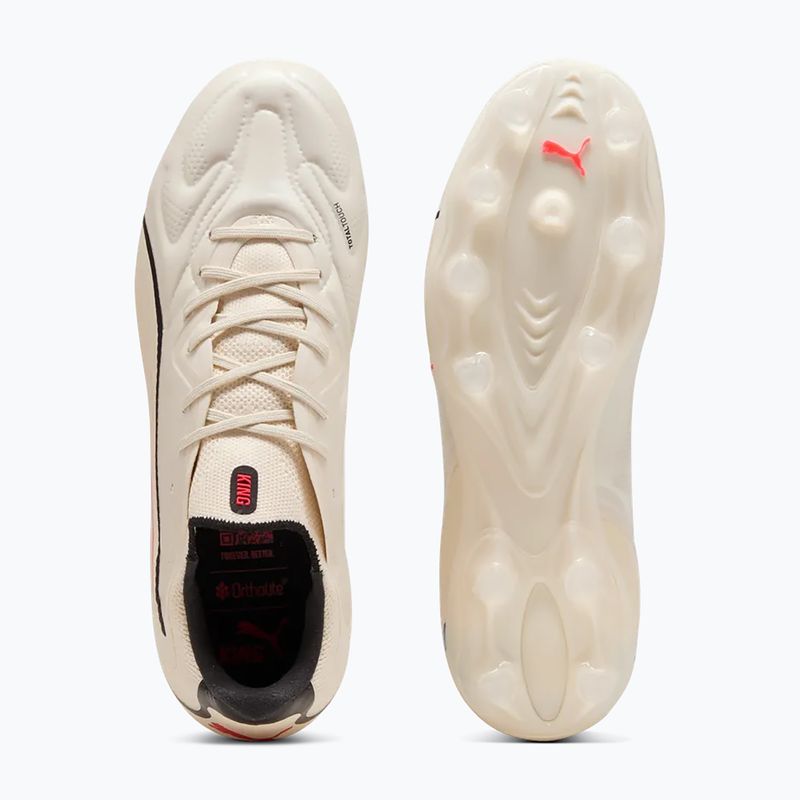 Focicipők PUMA King 20 Pro FG/AG sugared almond/puma black/ultra red 5