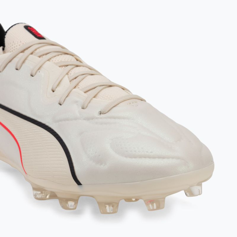 Focicipők PUMA King 20 Pro FG/AG sugared almond/puma black/ultra red 7