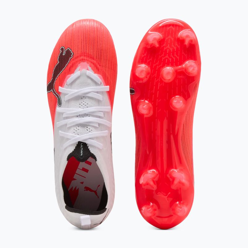 Gyermek focicipők Puma Ultra Nitro 7 Ultimate FG/AG Jr ultra red/puma black/puma white 5