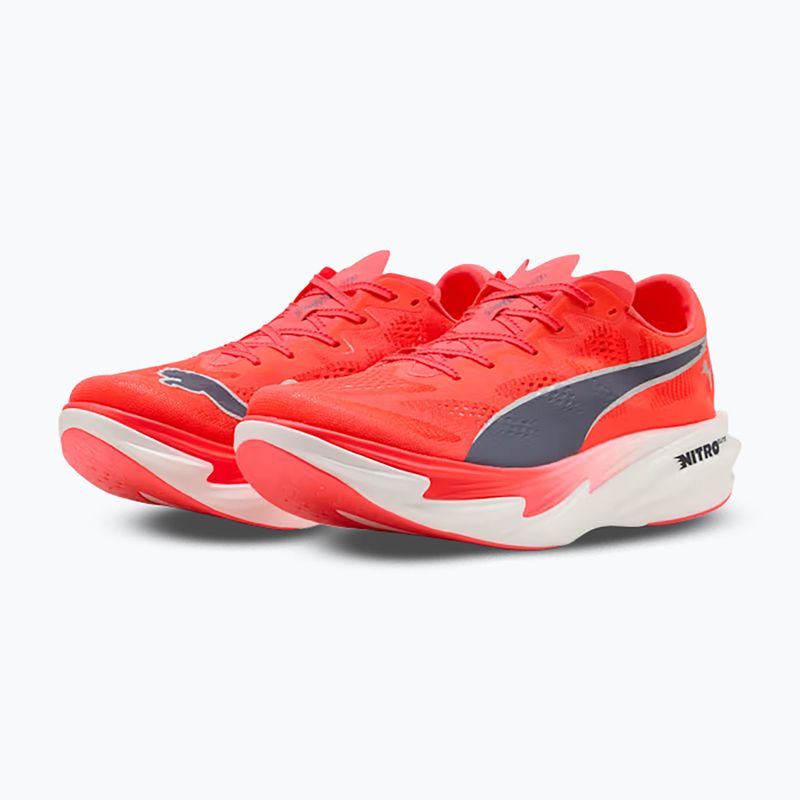 Férfi futócipők PUMA Deviate Nitro Elite 4 ultra red/inky depths 3