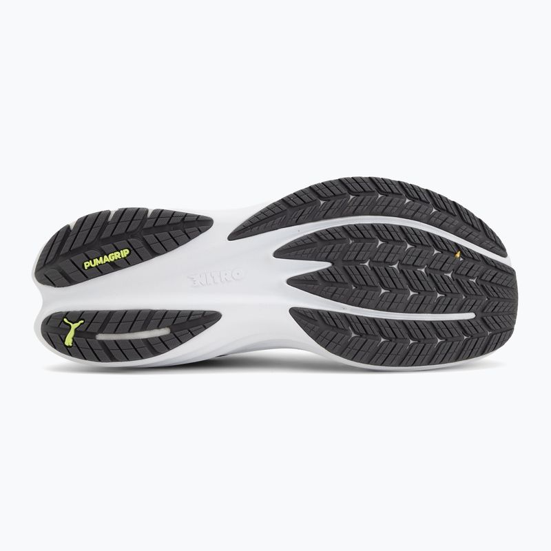 Férfi futócipők Puma Velocity Nitro 5 moody gray/sunny lime 4