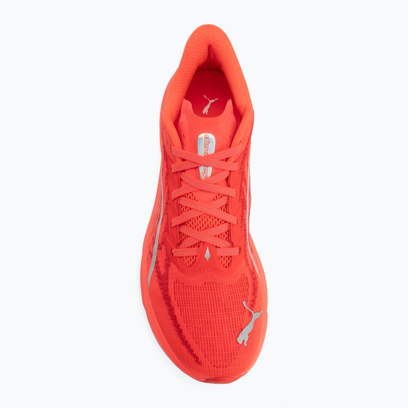 Férfi futócipők PUMA Deviate Nitro 4 ultra red/puma silver 5
