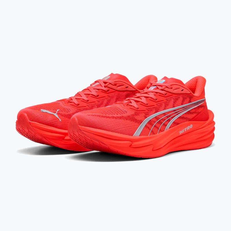 Férfi futócipők PUMA Deviate Nitro 4 ultra red/puma silver 3