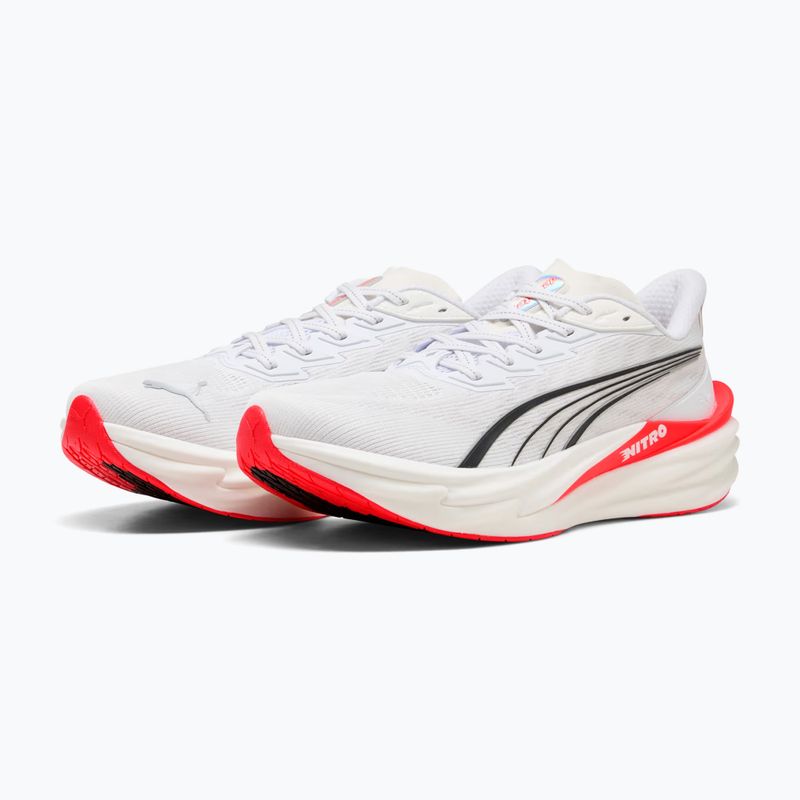 Férfi futócipők PUMA Deviate Nitro 4 puma white/ultra red 3