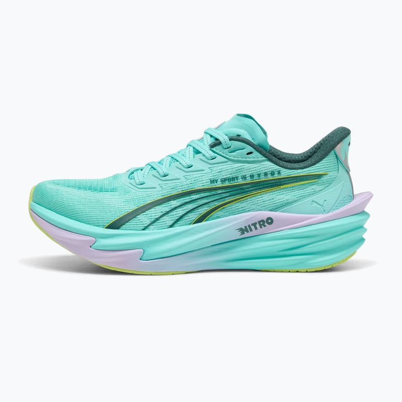 Női edzőcipő PUMA x HYROX Deviate Nitro 4 intense menta/világos levendula 8