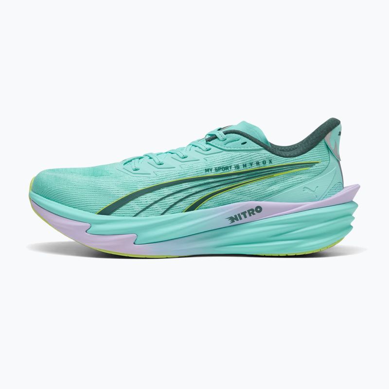 PUMA x HYROX Deviate Nitro 4 edzőcipő intenzív menta/halvány levendula 8