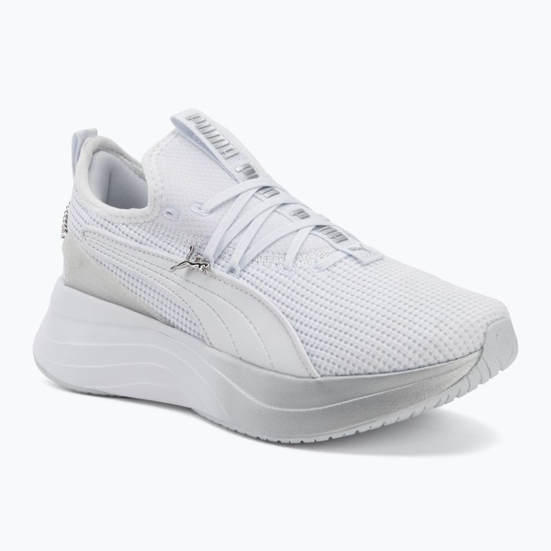 Női cipők PUMA Softride Sabrina Polished Chrome puma white/silver mist/puma silver