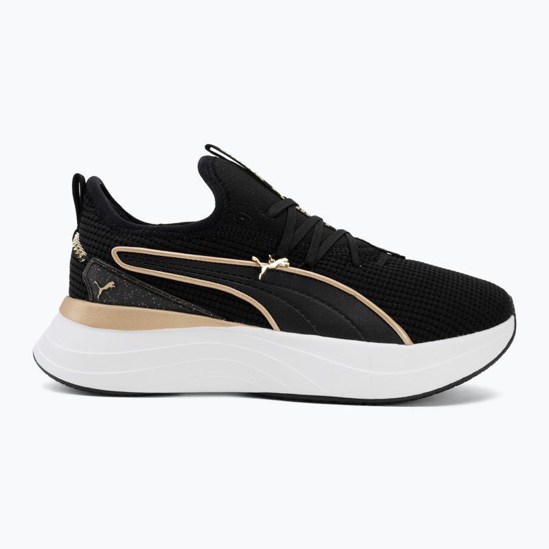 Női cipők PUMA Softride Sabrina Polished Chrome puma black/puma white/puma gold 2