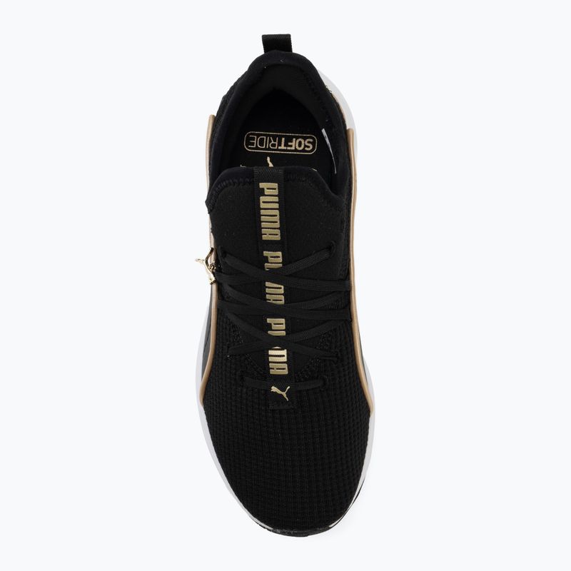 Női cipők PUMA Softride Sabrina Polished Chrome puma black/puma white/puma gold 5