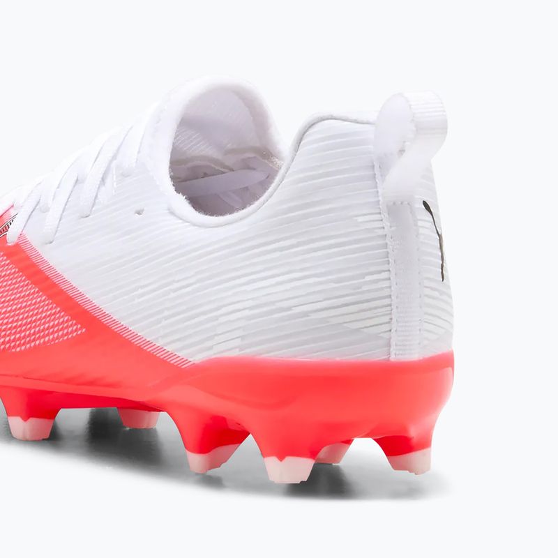 Gyermek focicipők PUMA Ultra 7 Match FG/AG Jr ultra red/puma black/puma white 6