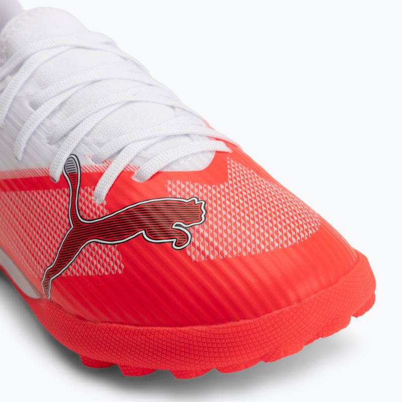 Gyermek focicipők PUMA Ultra 7 Match TT Jr ultra red/puma black/puma white 7