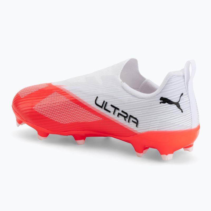 Gyermek focicipők PUMA Ultra 7 Match LL FG/AG Jr ultra red/puma black/puma white 3