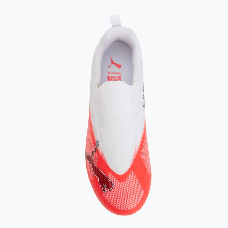 Gyermek focicipők PUMA Ultra 7 Match LL FG/AG Jr ultra red/puma black/puma white 5