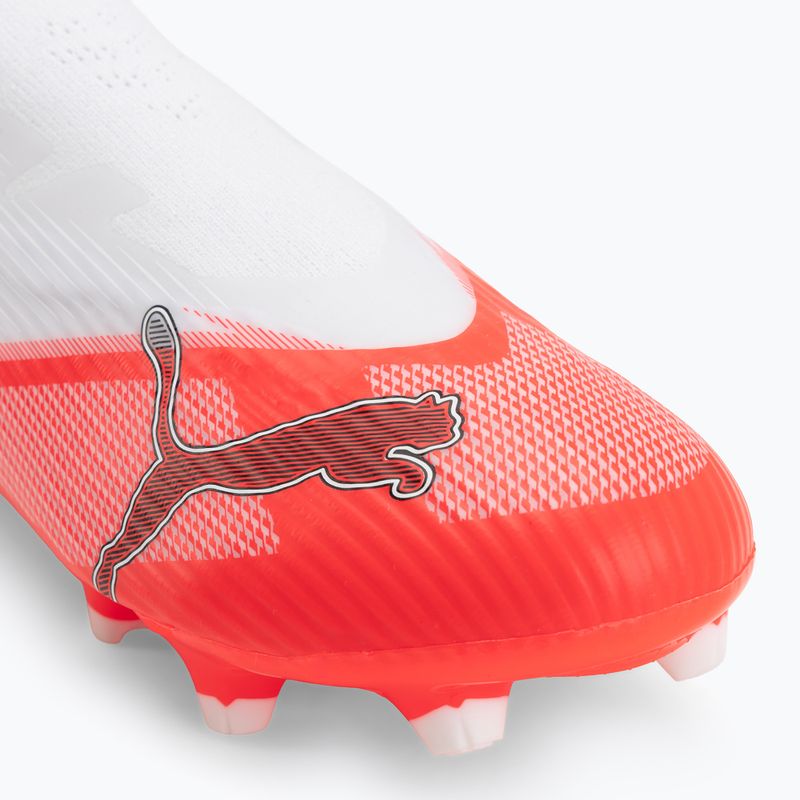 Gyermek focicipők PUMA Ultra 7 Match LL FG/AG Jr ultra red/puma black/puma white 7