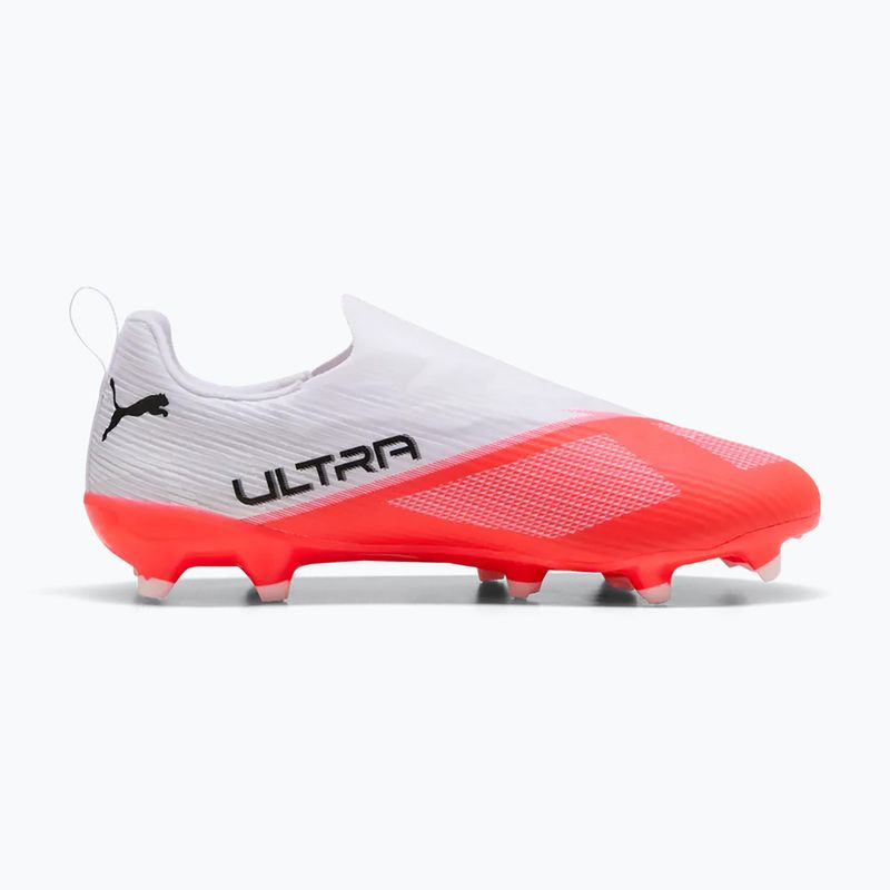 Gyermek focicipők PUMA Ultra 7 Match LL FG/AG Jr ultra red/puma black/puma white 2